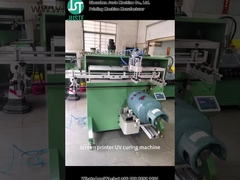 カーブスクリーンプリンター ガスシリンダーの印刷ロゴ