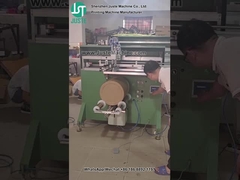 カーブスクリーンプリンター プラスチックバケツのロゴ印刷 (1)