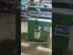 カーブスクリーンプリンター プラスチックバケツのロゴ印刷 (3)