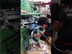 カーブスクリーンプリンター プラスチックシェル用のロゴ印刷 (2)