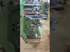 カーブスクリーンプリンター グラスボトルのためのロゴ印刷