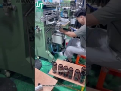 カーブスクリーンプリンタ プラスチックボトル用ロゴ印刷 (3)